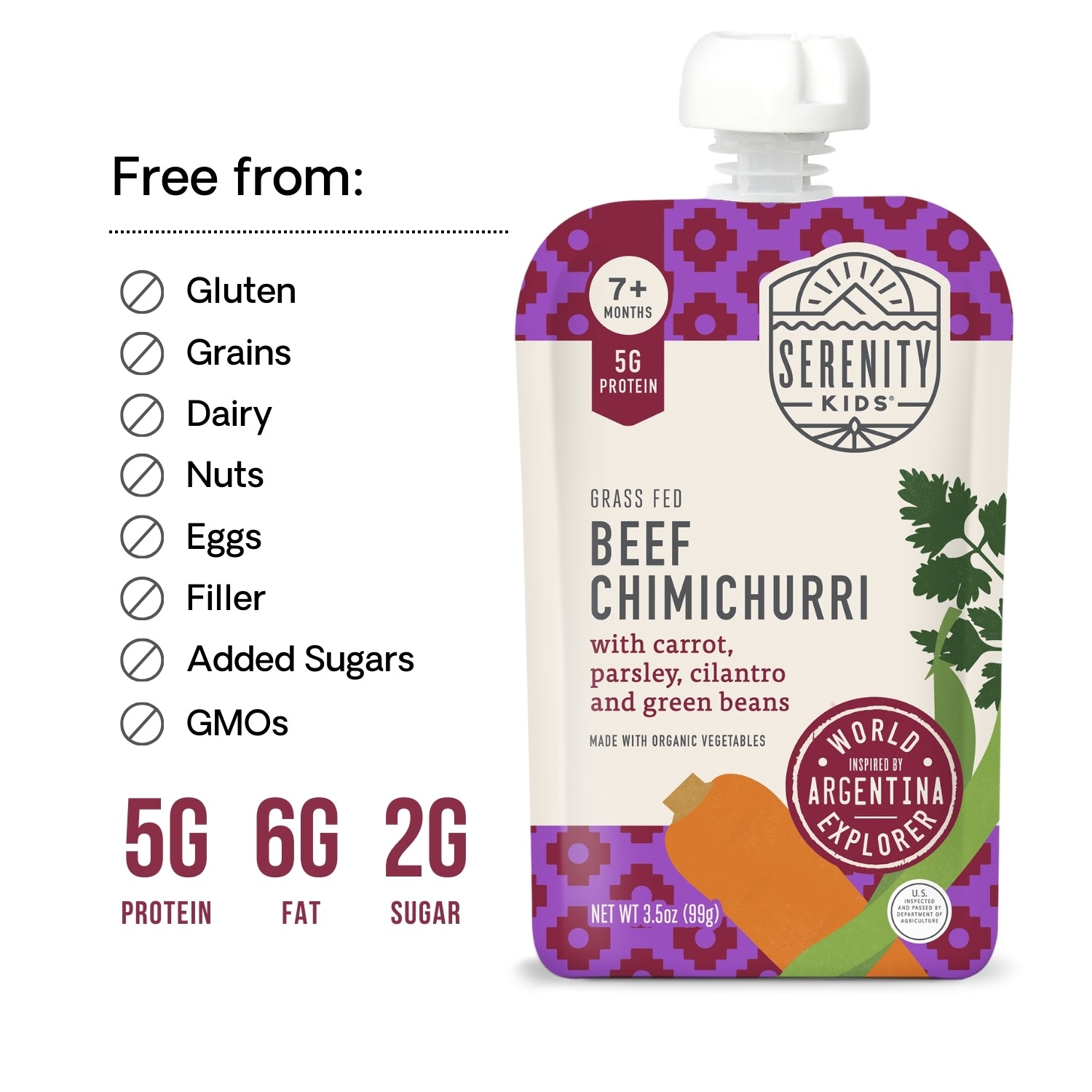 Beef Chimichuri Baby Food free from