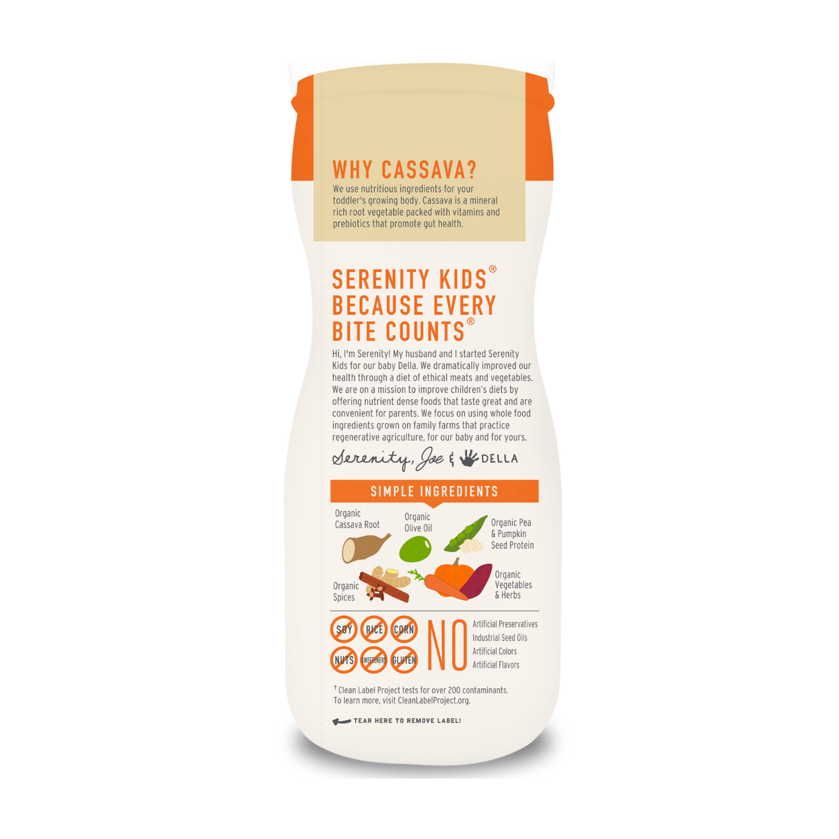 Baby Puff Snacks // Pumpkin & Cinnamon // Serenity Kids®