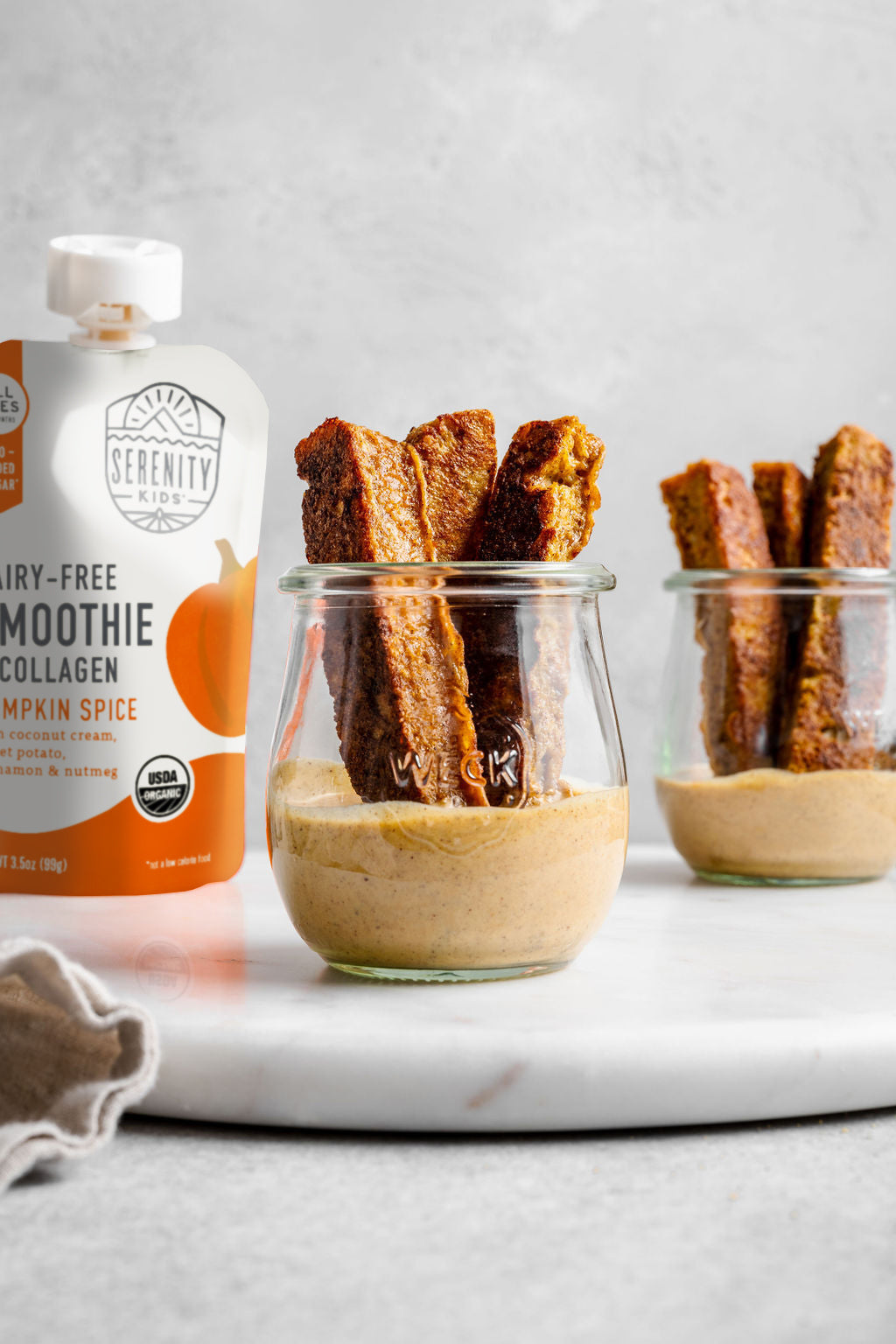 Pumpkin French Toast Sticks with Pumpkin Dip