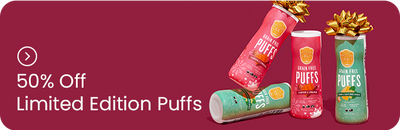 50% Off Limited Edition Puffs