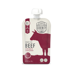 Load image into Gallery viewer, Grass Fed Beef Baby Food Pouch with Organic Kale and Sweet Potatoes
