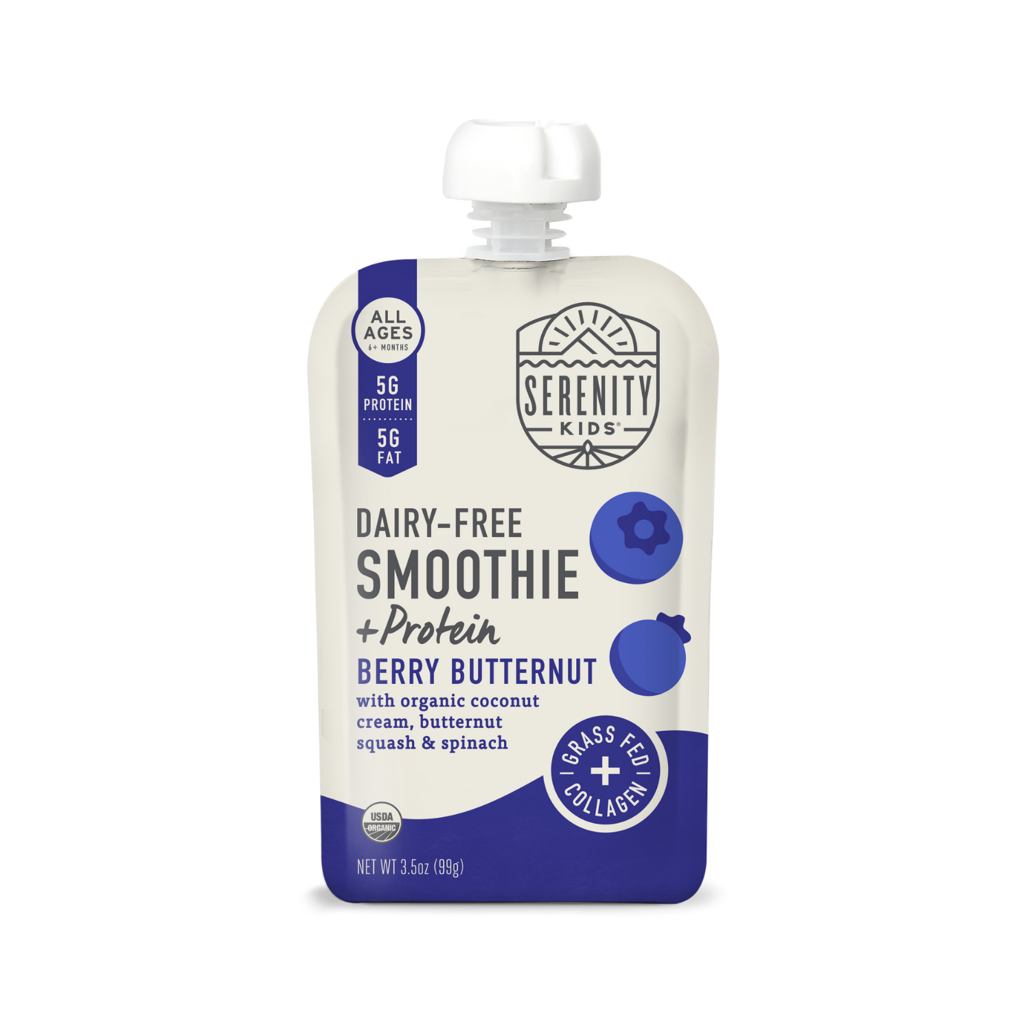 Berry Butternut Dairy-Free Smoothie + Protein