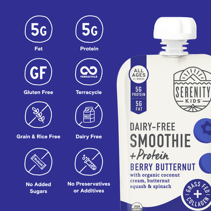 Berry Butternut Smoothie + Protein Value Props