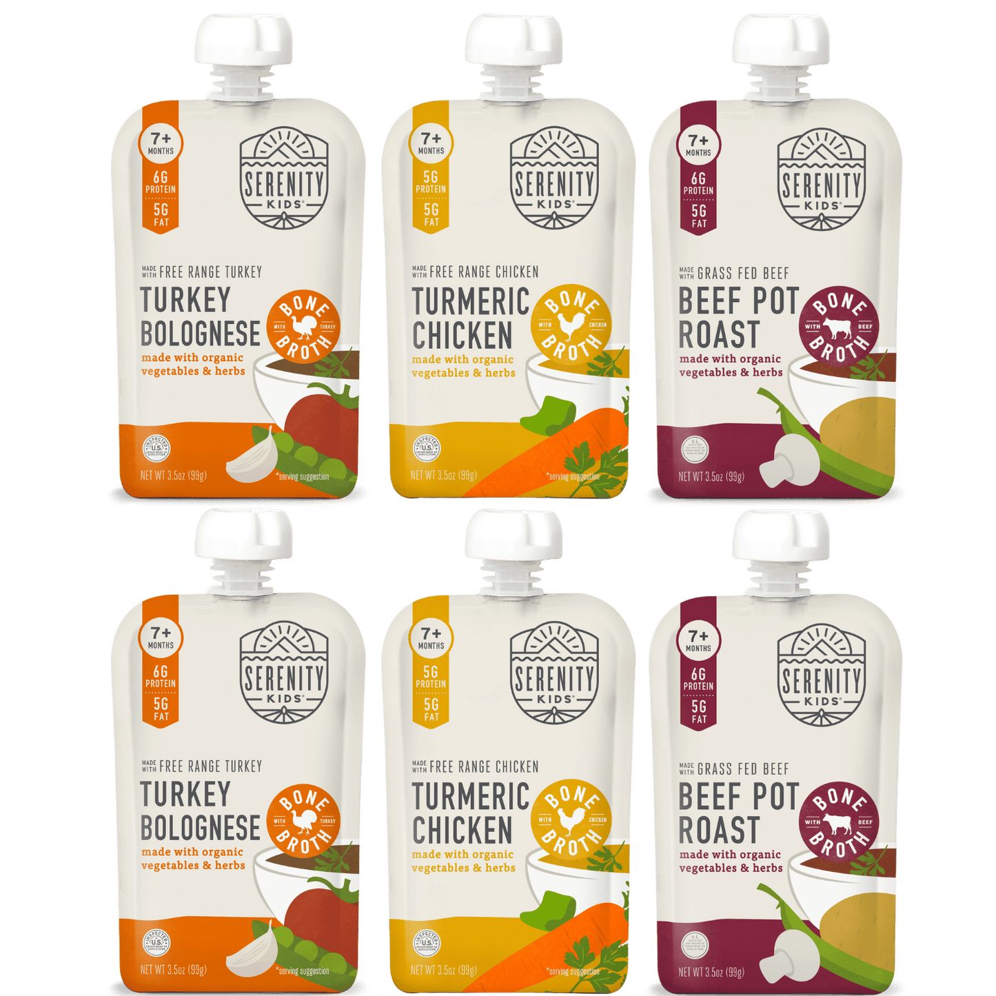 Meats with Bone Broth Variety Pack