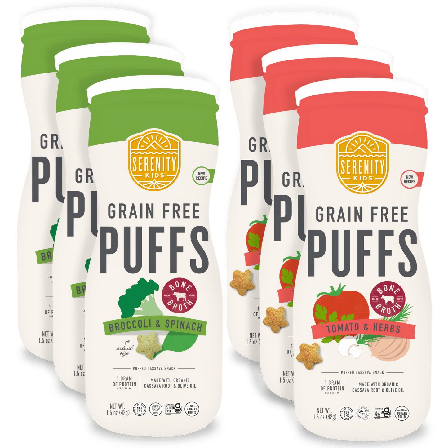 Bone Broth Puffs Variety Pack