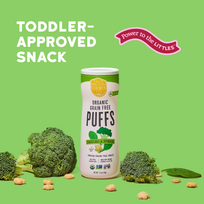 Broccoli & Spinach Organic Grain Free Puffs