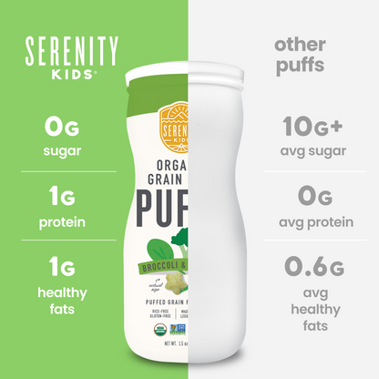 Broccoli & Spinach Organic Grain Free Puffs