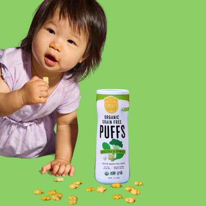 Broccoli & Spinach Organic Grain Free Puffs