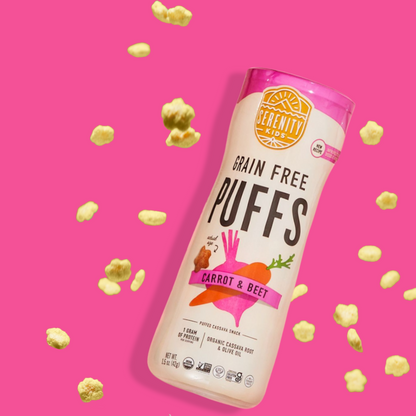 Carrot & Beet Puffs Grain Free with Olive Oil