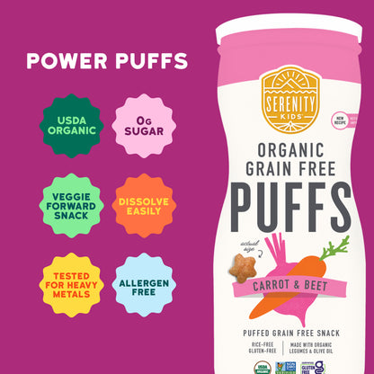Carrot & Beet Organic Grain Free Puffs