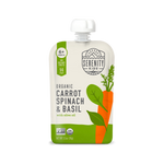 Load image into Gallery viewer, Organic Carrot, Spinach &amp; Basil Baby Food Pouch

