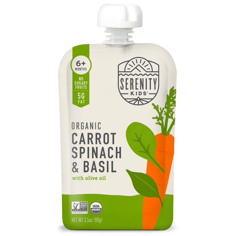 Organic Carrot, Spinach & Basil