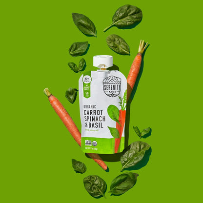 Organic Carrot, Spinach & Basil Lifestyle