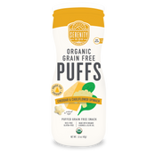 Cheddar Cauliflower Spinach Organic Grain Free Puffs, No Sugar