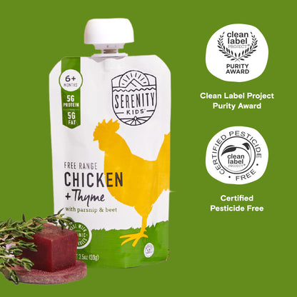 Free Range Chicken & Thyme Certifications