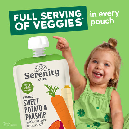 Sweet Potato & Parsnip USDA Organic Veggies with Olive Oil