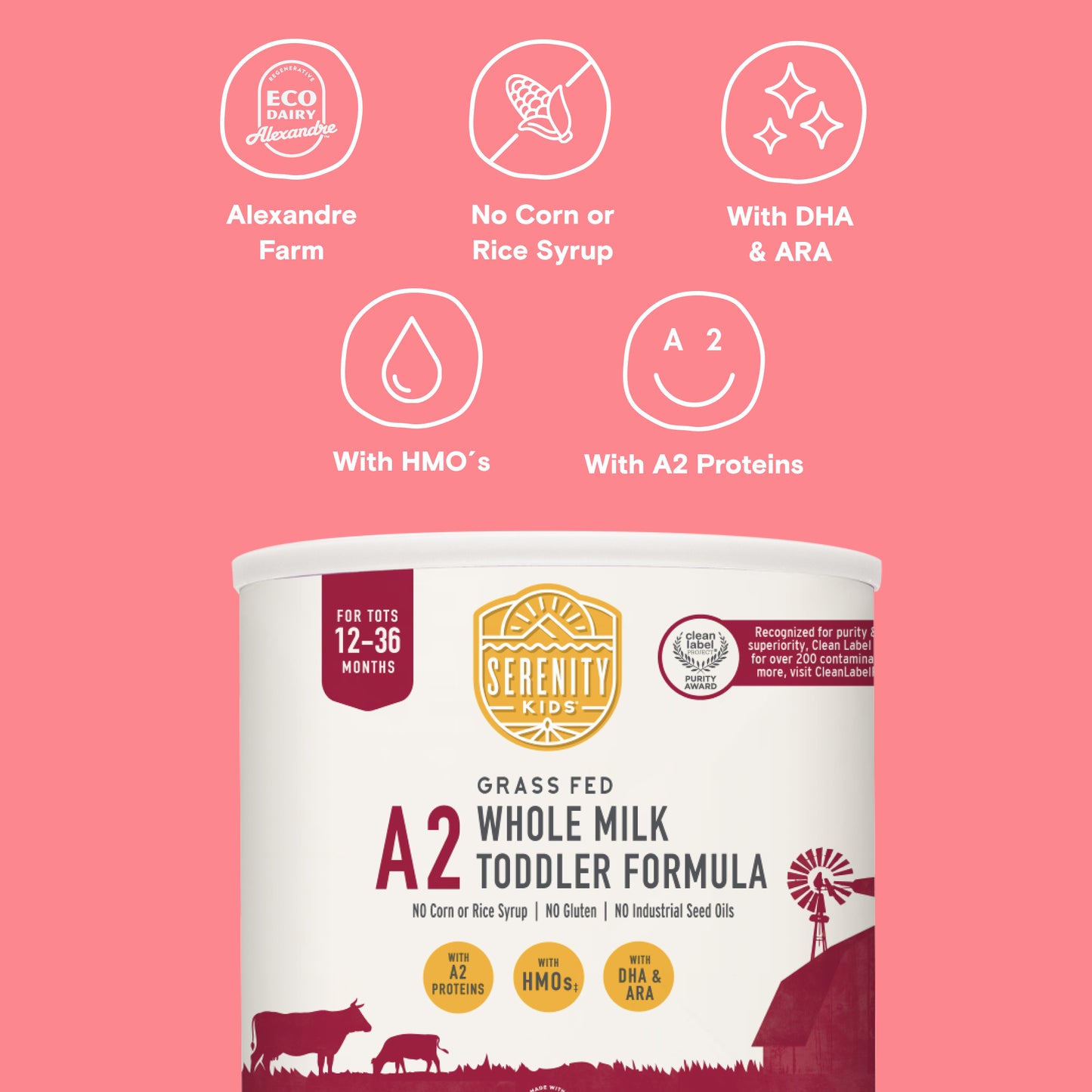 Toddler Formula with A2 Whole Milk 21oz