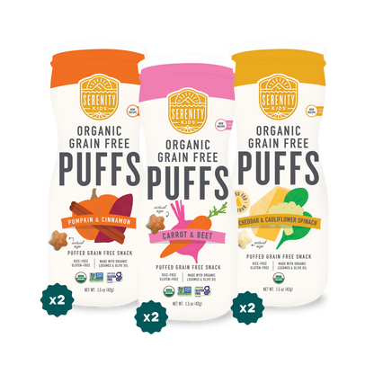 Organic Grain Free Puffs Variety Pack