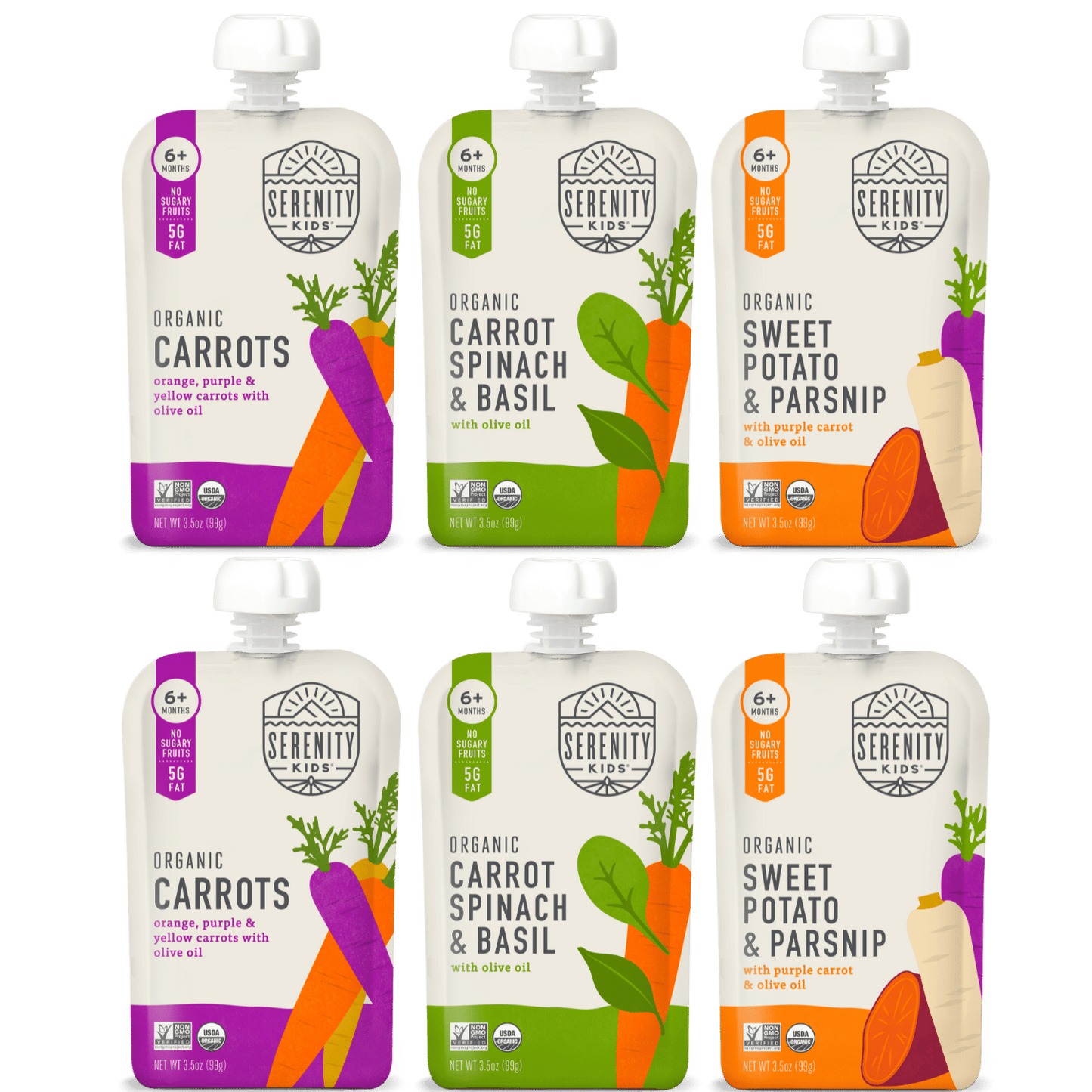 Organic Garden Veggies Variety Pack