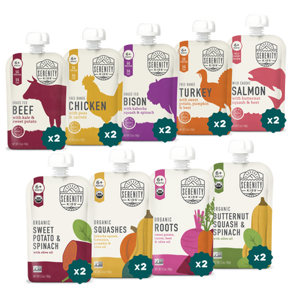 Meat and Veggies Variety pack 18 count front