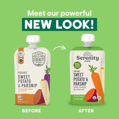 Sweet Potato & Parsnip USDA Organic Veggies with Olive Oil