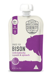 Grass Fed Bison with Organic Kabocha Squash & Spinach - 12