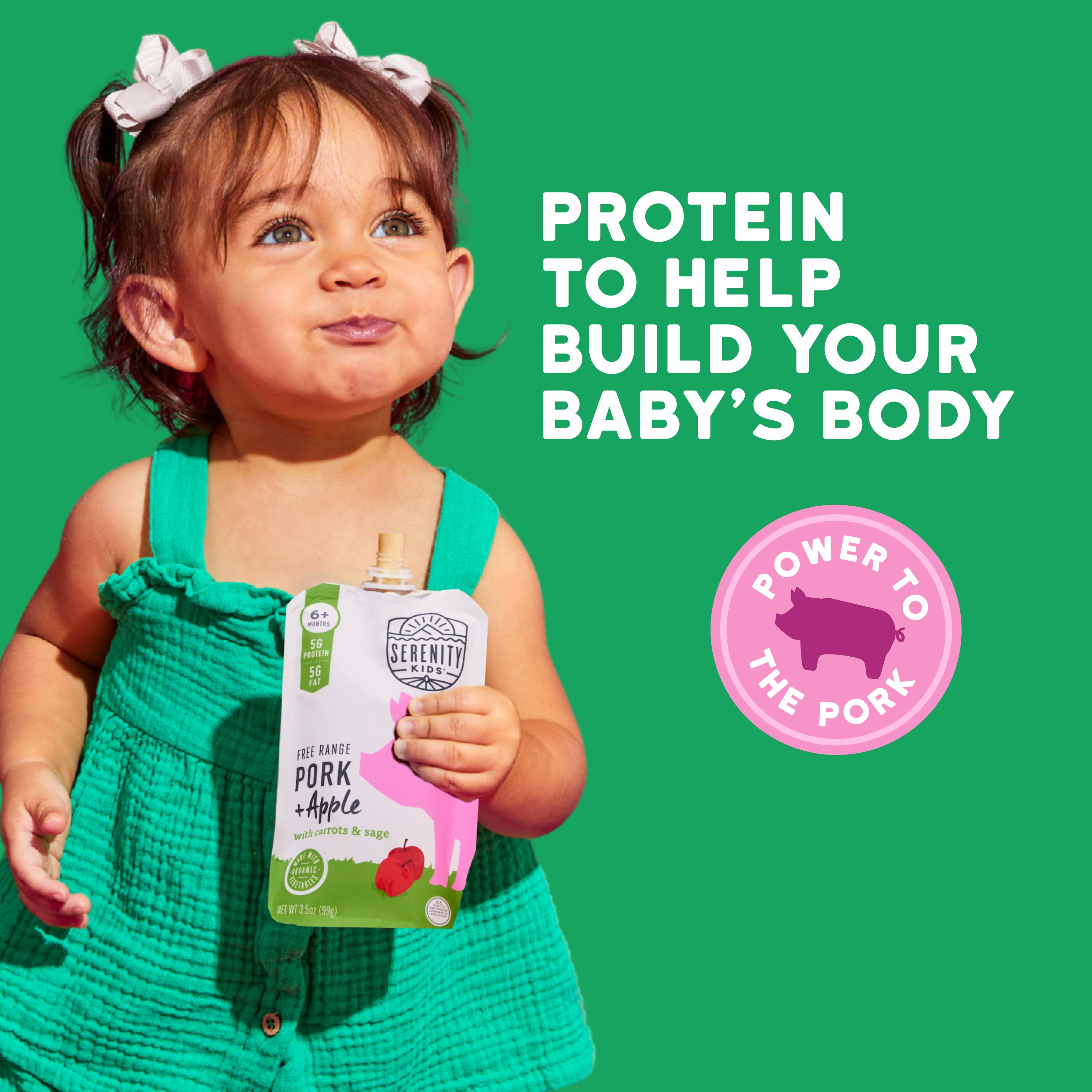 Pork & Apple with Celery & Parsnip Baby Food | Serenity Kids