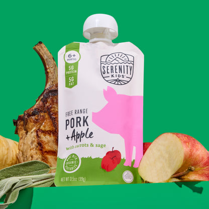 Pork & Apple With Organic Veggies