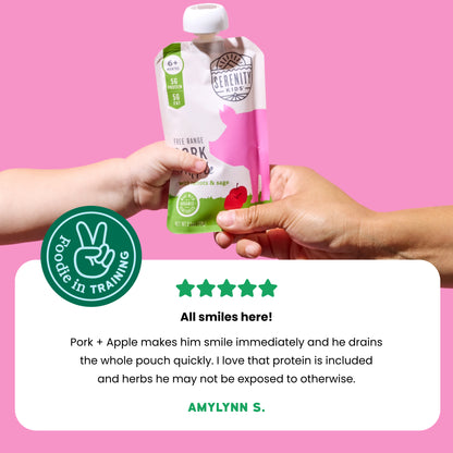 Pork & Apple With Organic Veggies