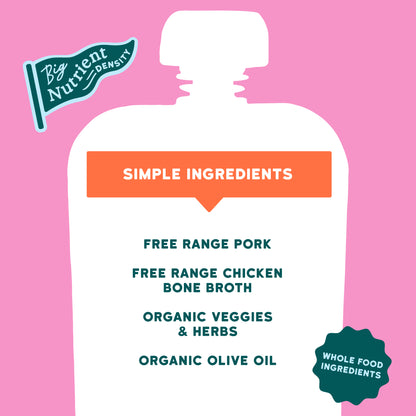 Pork Roast With Organic Veggies & Bone Broth