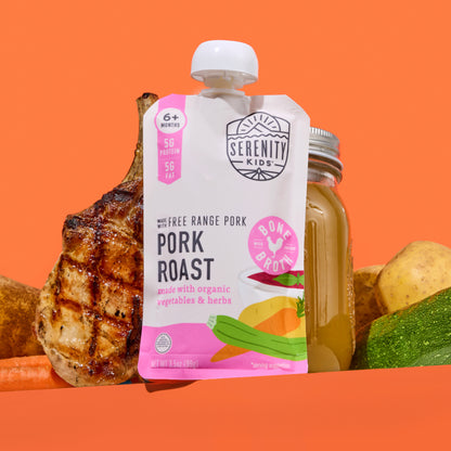 Pork Roast With Organic Veggies & Bone Broth