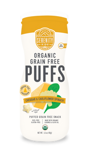 Cheddar & Cauliflower Spinach Organic Grain Free Puffs