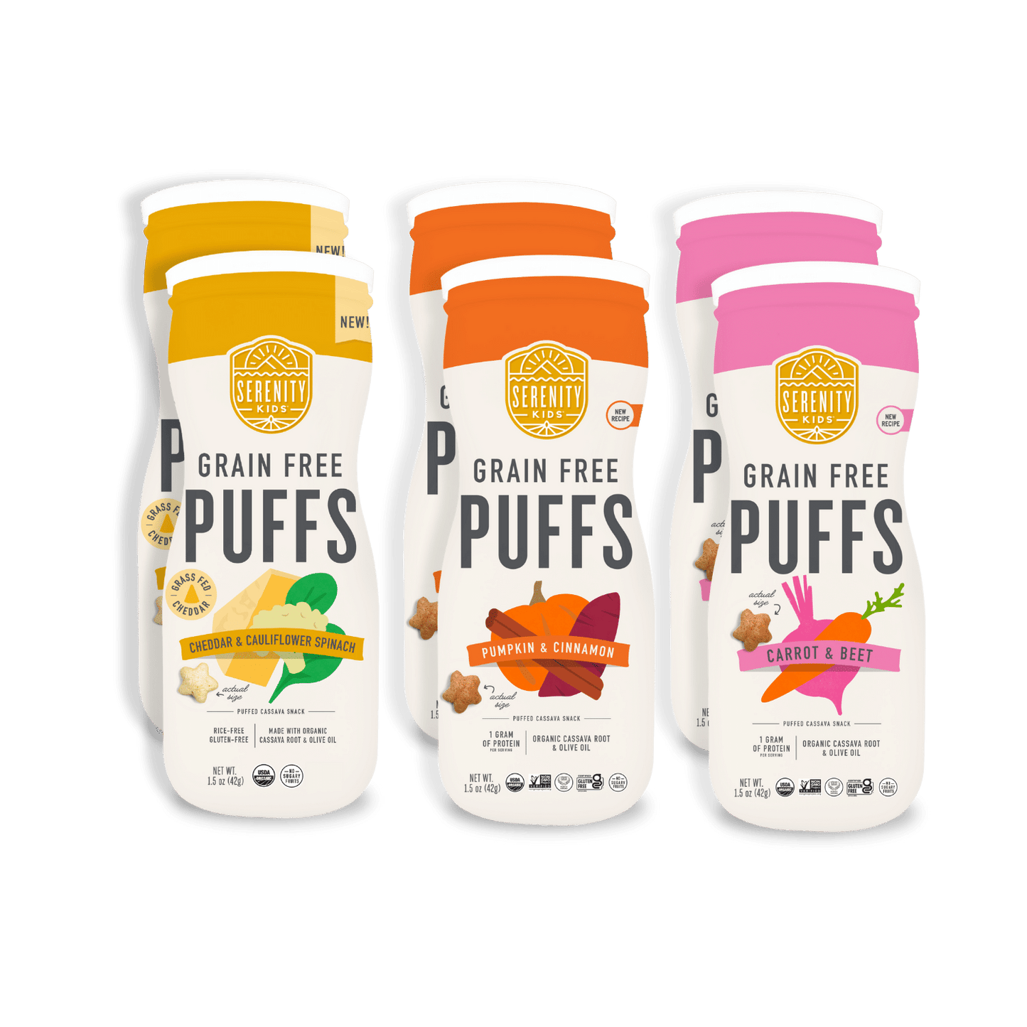 Grain Free Puffs Variety Pack