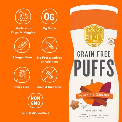 Pumpkin Cinnamon Puffs Value Props