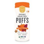 Pumpkin & Cinnamon Organic Grain Free Puffs, No Sugar