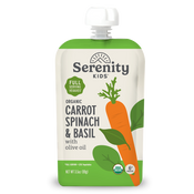 Carrot, Spinach & Basil USDA Organic Veggies with Olive Oil