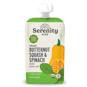 Butternut & Spinach USDA Organic Veggies with Olive Oil