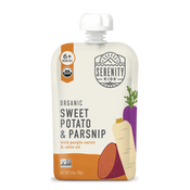 Organic Sweet Potato & Parsnip with Organic Carrots and Olive Oil