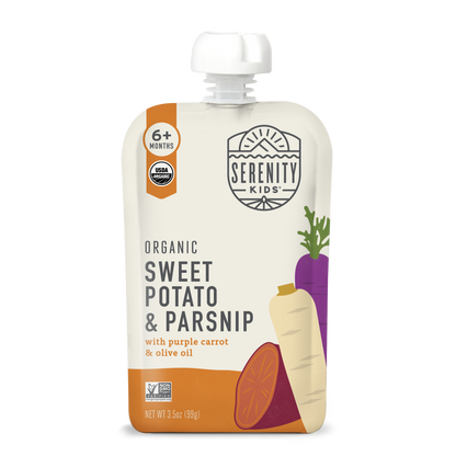Organic Sweet Potato & Parsnip Front