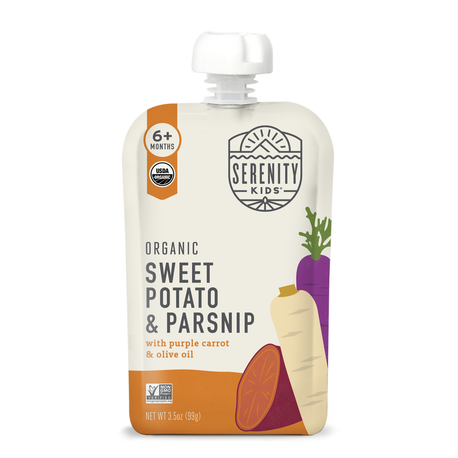 Organic Sweet Potato & Parsnip Front