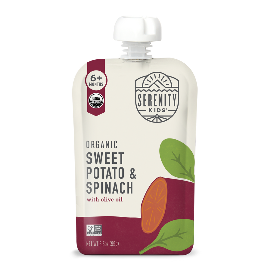 Organic Sweet Potato & Spinach 