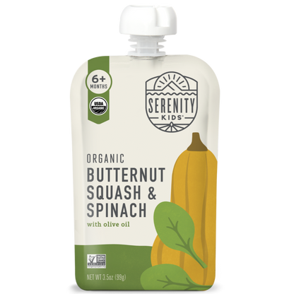 Baby Food with Spinach & Butternut Squash - Front
