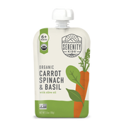 Organic Carrot, Spinach & Basil with Organic Olive Oil - 12