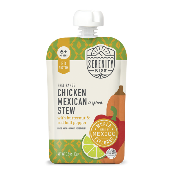 Shop Mexican Chicken Stew Baby Food | Serenity Kids