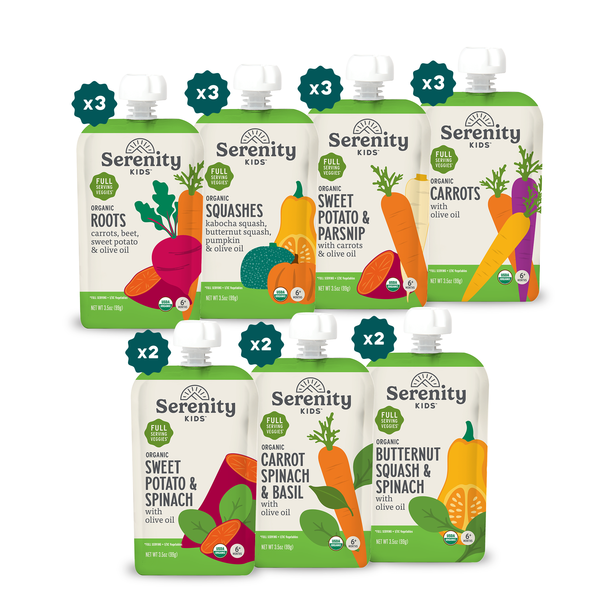 Organic Garden Variety Pack A Medley of Organic Veggie Flavors
