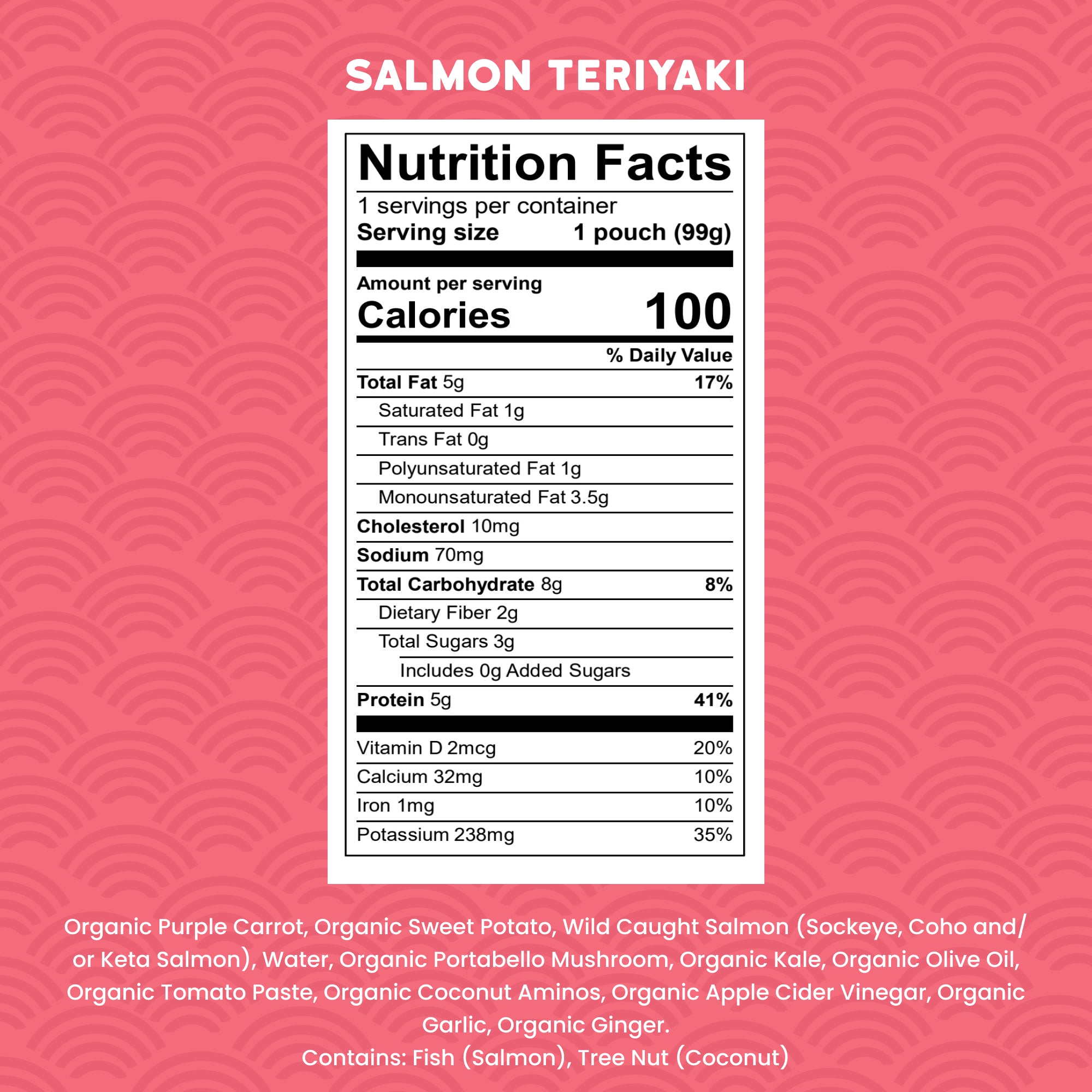 Salmon Baby Food Pouch | Salmon Teriyaki | Salmon Puree – Serenity