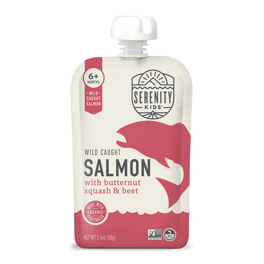 Shop Wild-Caught Salmon Baby Food Pouch | Serenity Kids® Shop Wild-Caught Salmon Baby Food Pouch | Serenity Kids®