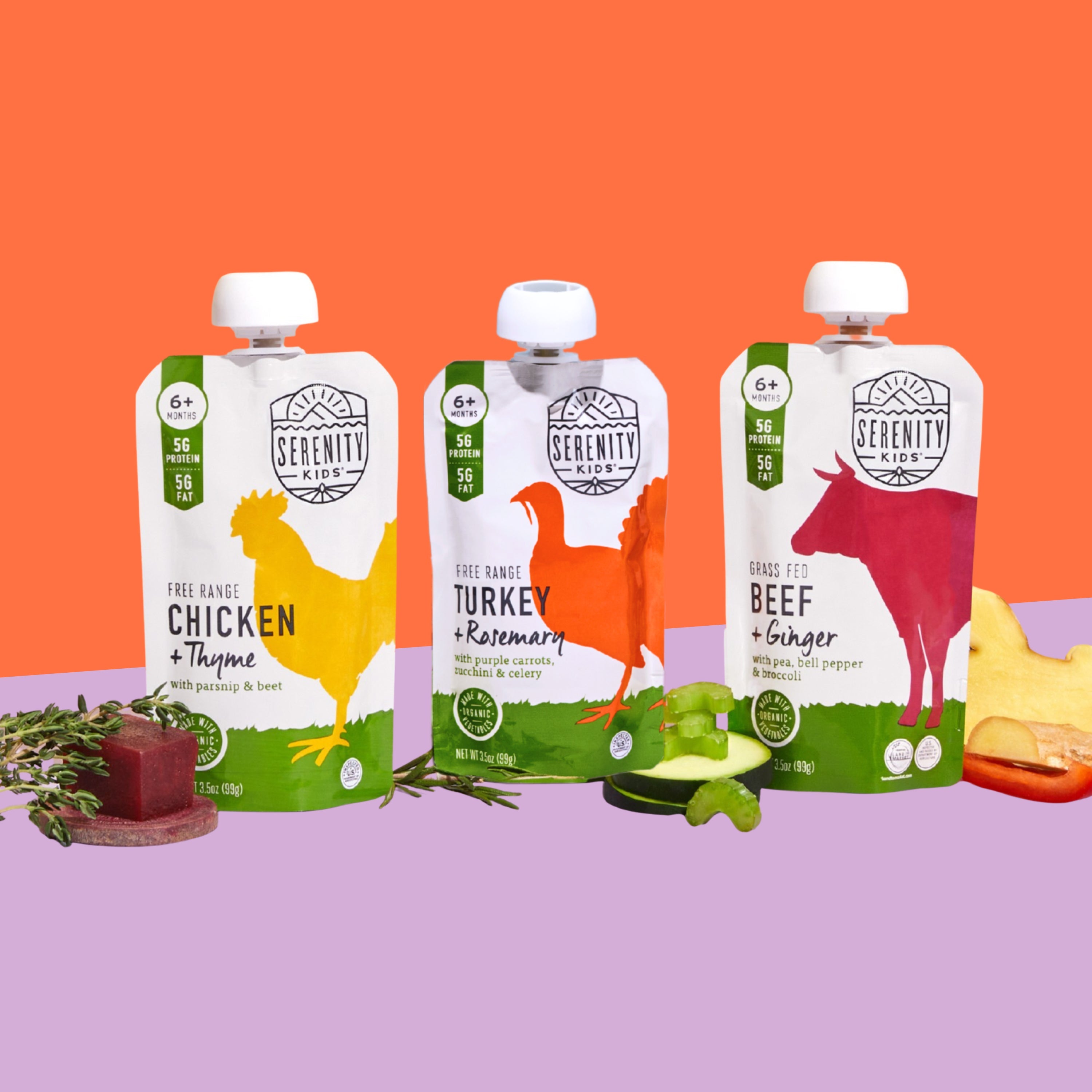 Turkey & Rosemary With Organic Veggies – Serenity Kids