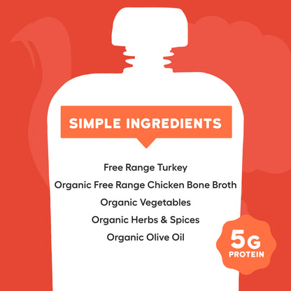 Turkey Tomato & Herbs With Organic Veggies & Bone Broth