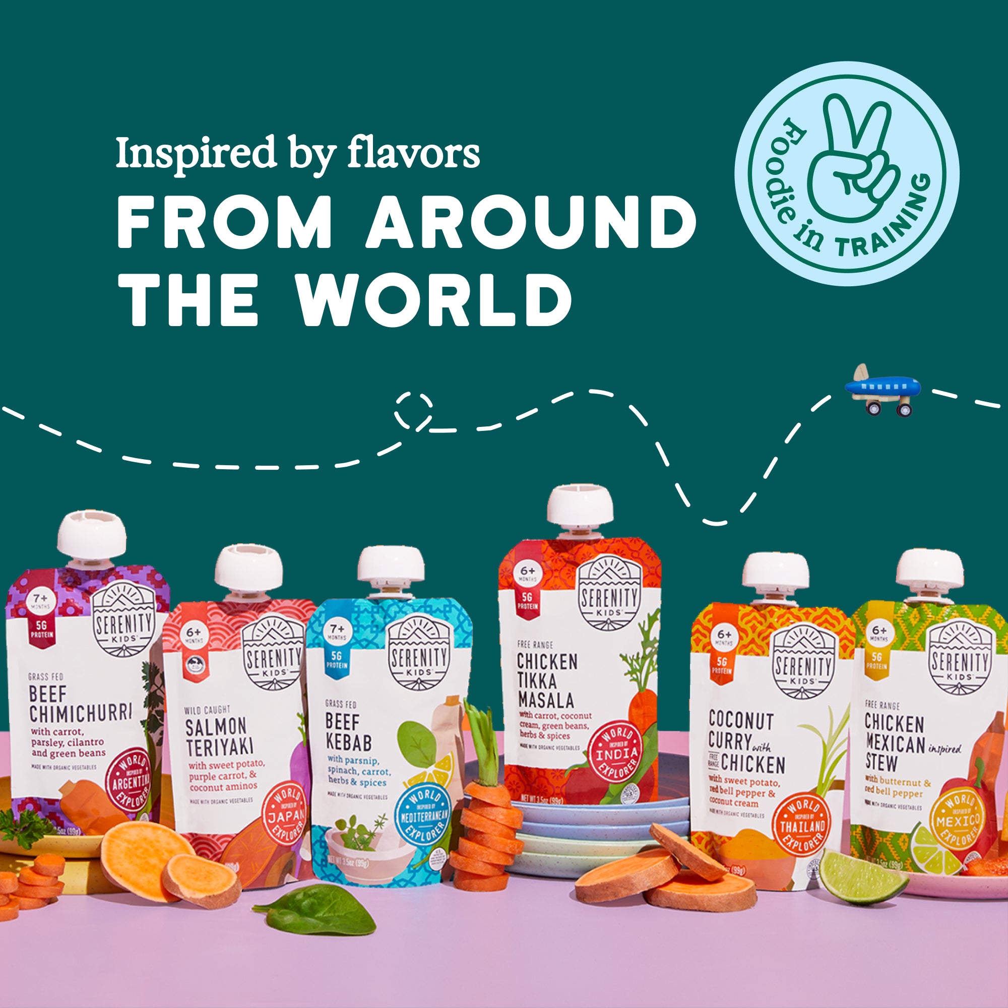 Baby Food Variety Pack | World Explorer Flavors – Serenity Kids